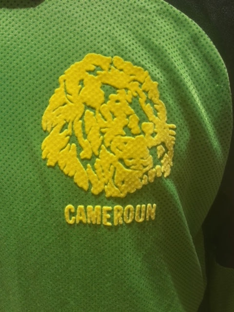 1990 World Cup England 3 - 2 Cameroon 1st July 1990 Joseph-Antoine Bell Shirt