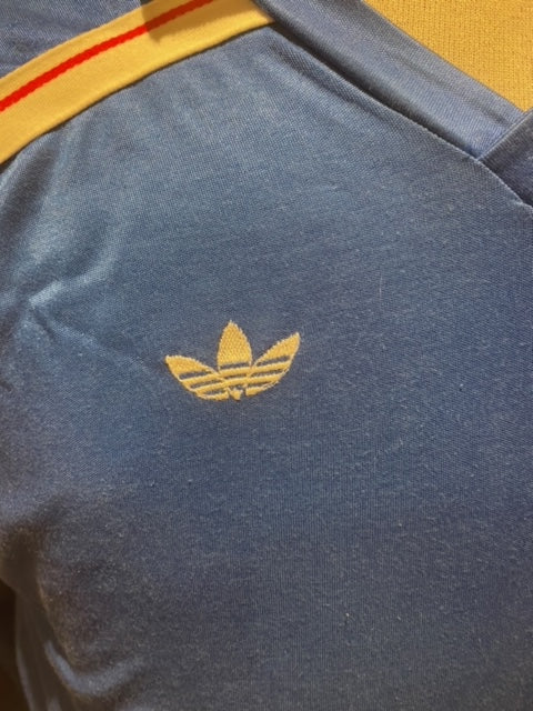 France Shirt given to Chris Waddle by French legend Jean-Pierre Papin