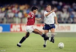 1990 World Cup England 1 Egypt 0 Shirt swapped by Chris Waddle