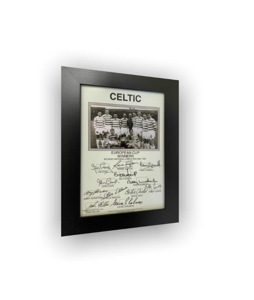 HWC Trading A3 FR Celtic 1967 European Cup Final India