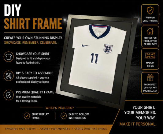 FRAME FOR SHIRT BLACK FRAME BLACK BOARDER