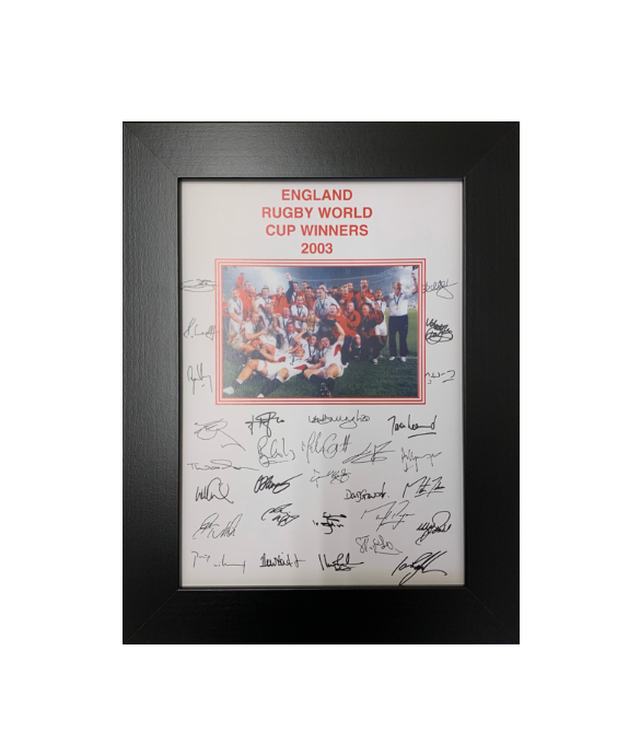 England Rugby World Cup Winners A4 Framed Print